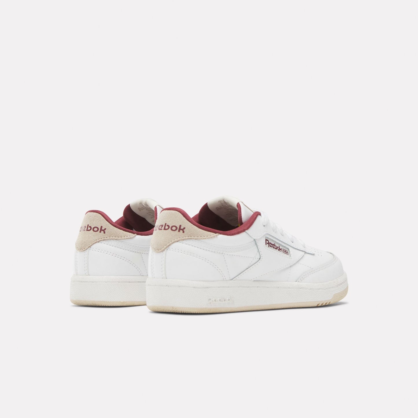 Reebok Club C85 white burgundy