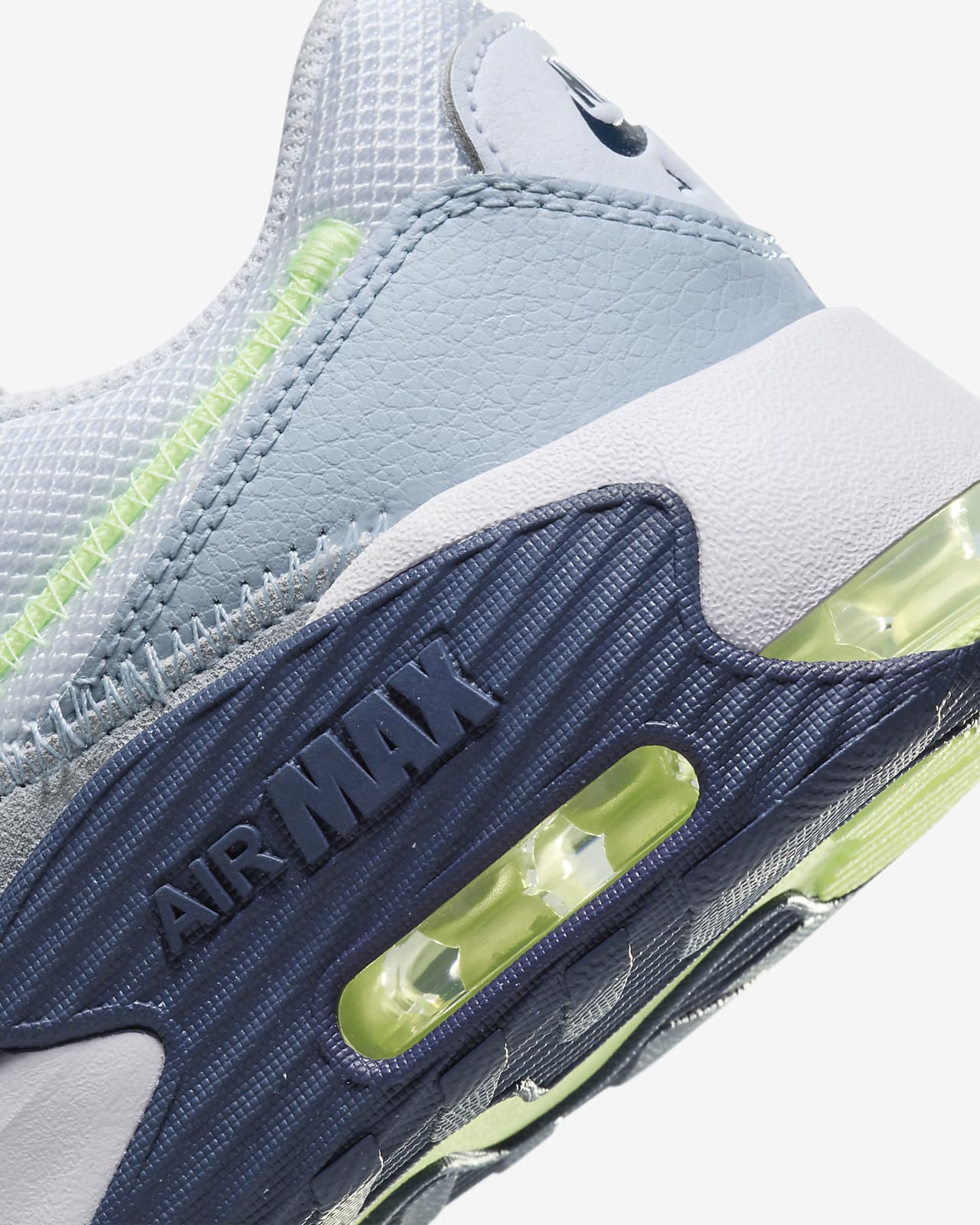 Nike Air Max Excee FB3058-005 Football Grey Light Armoury Blue Midnight Navy Barely Volt