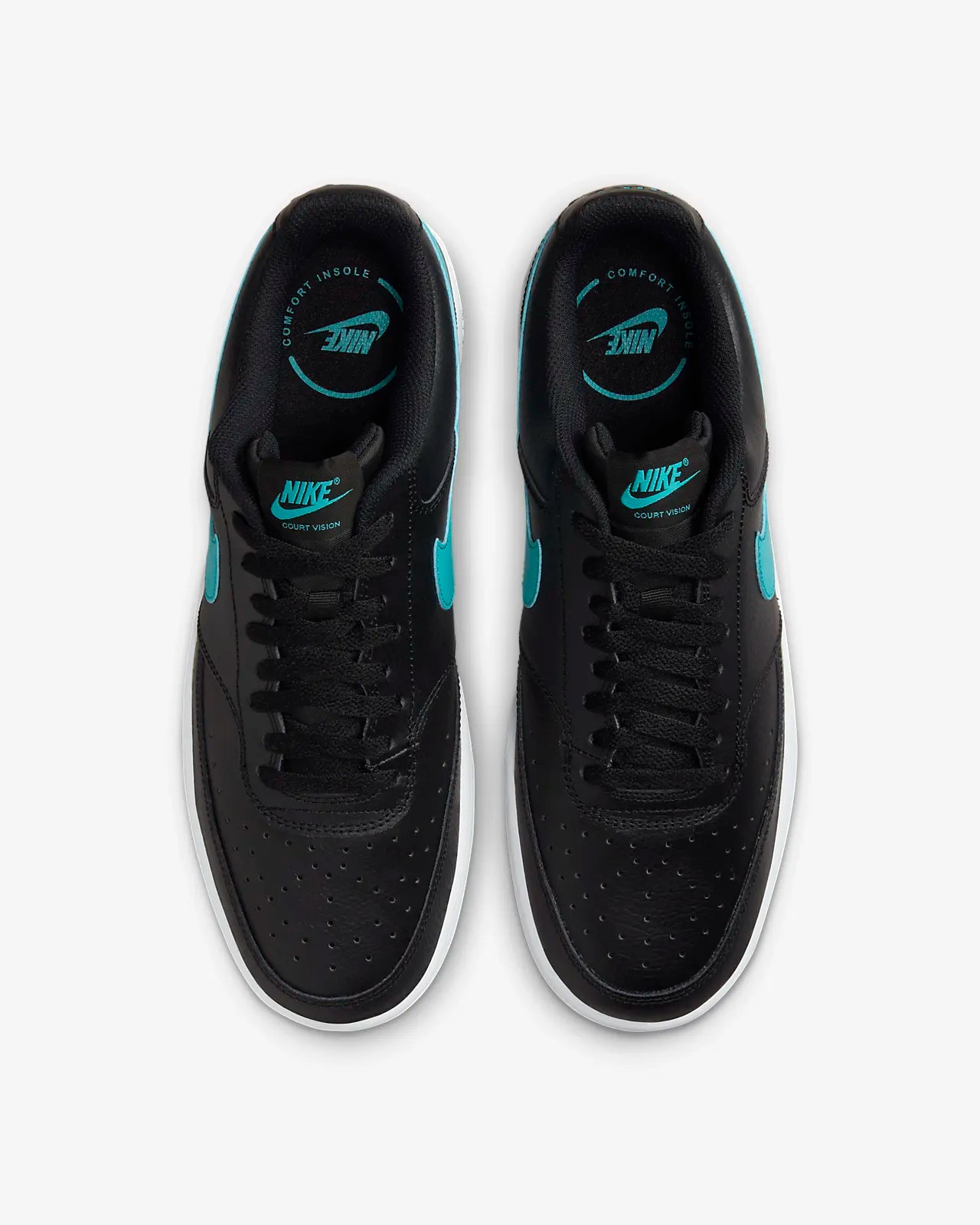 Nike Court Vision Low black white dusty cactus HF0103-001