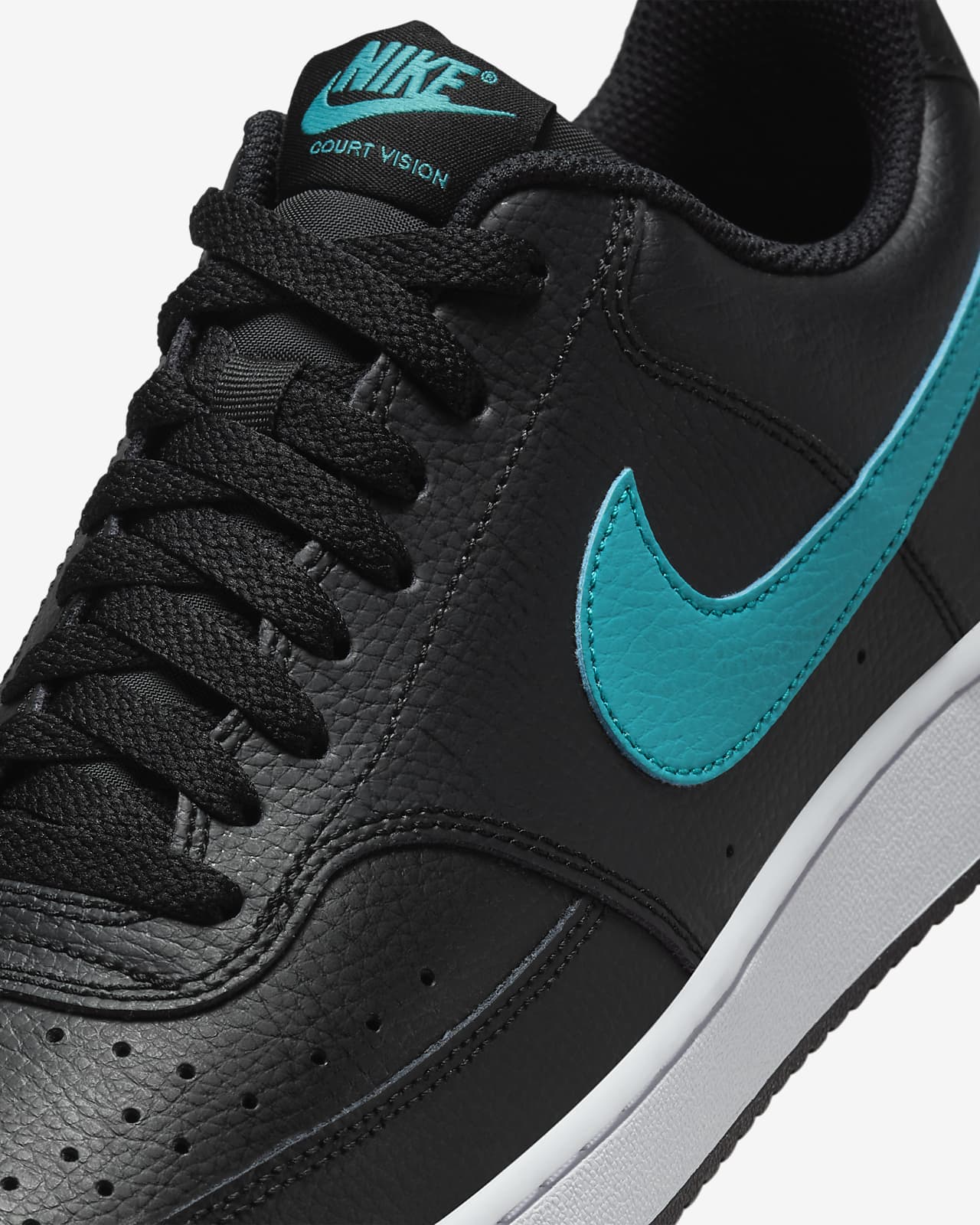 Nike Court Vision Low black white dusty cactus HF0103-001