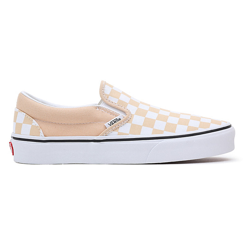 Vans hotsell peach checkerboard