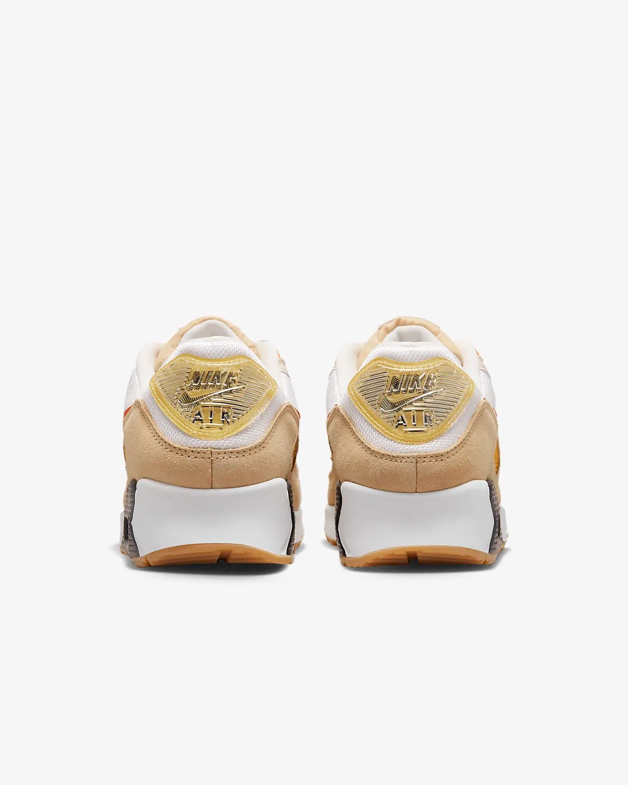 Nike Air Max 90 FB4315-100 White Orange Sesame