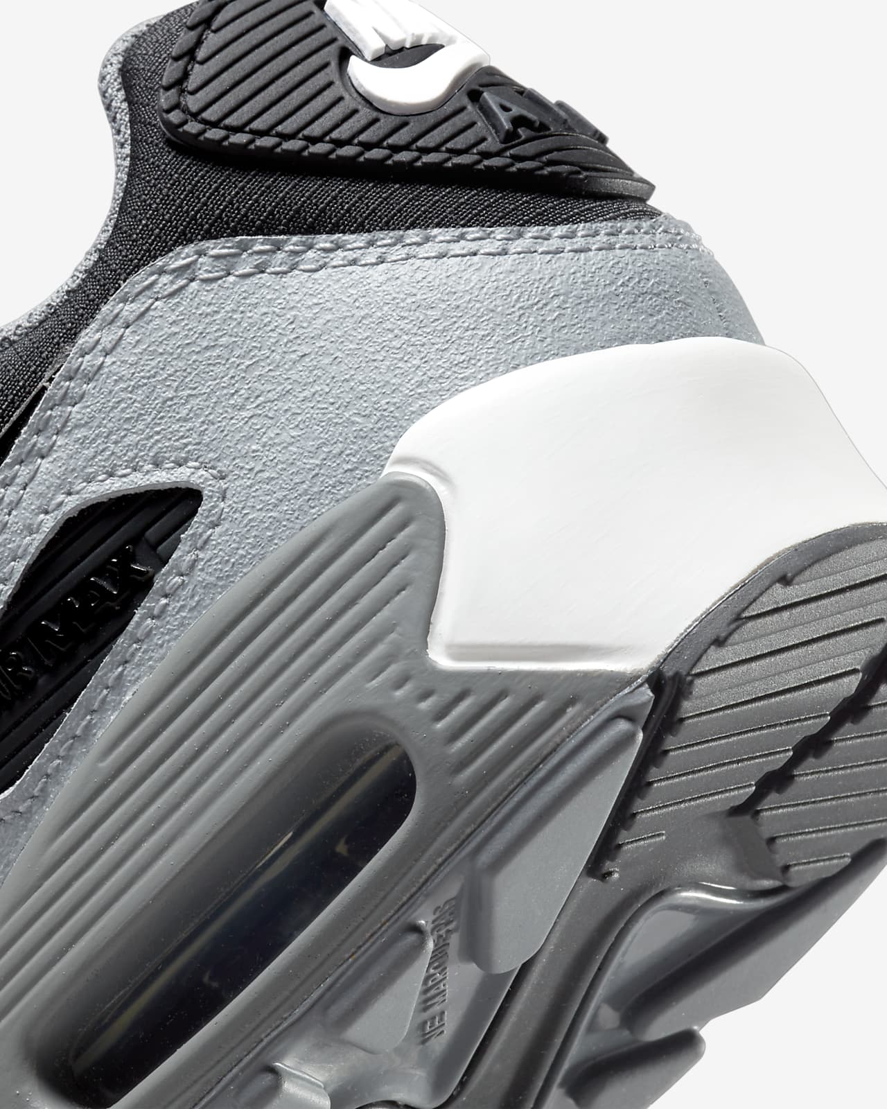 Nike Air Max 90 LTR CD6864-015 Grey Black White