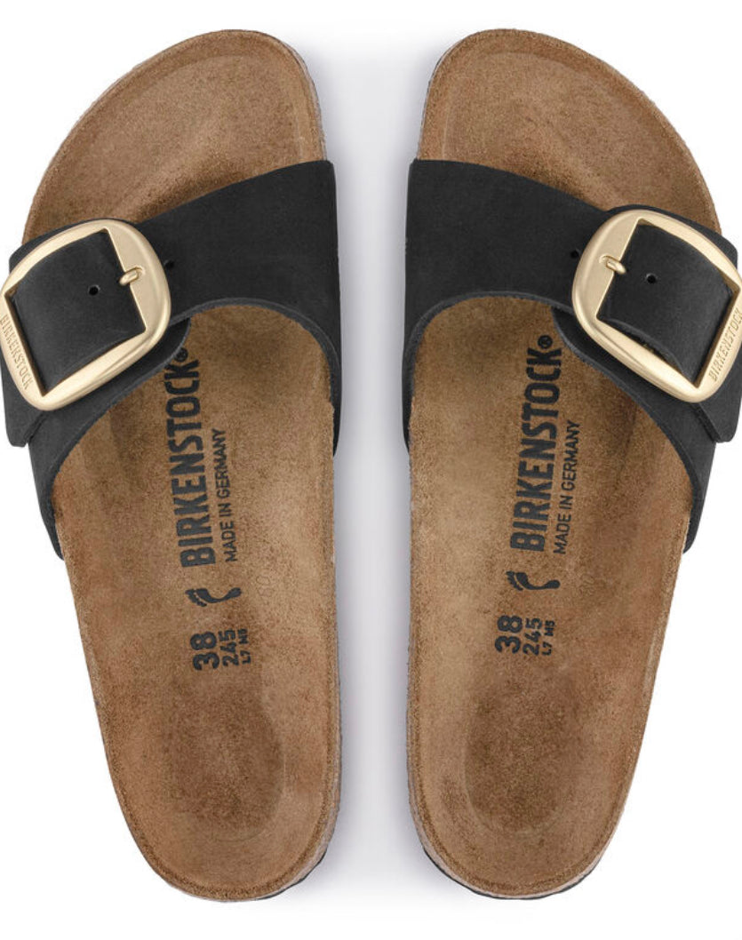 Birkenstock Madrid Big Buckle Black 1023342