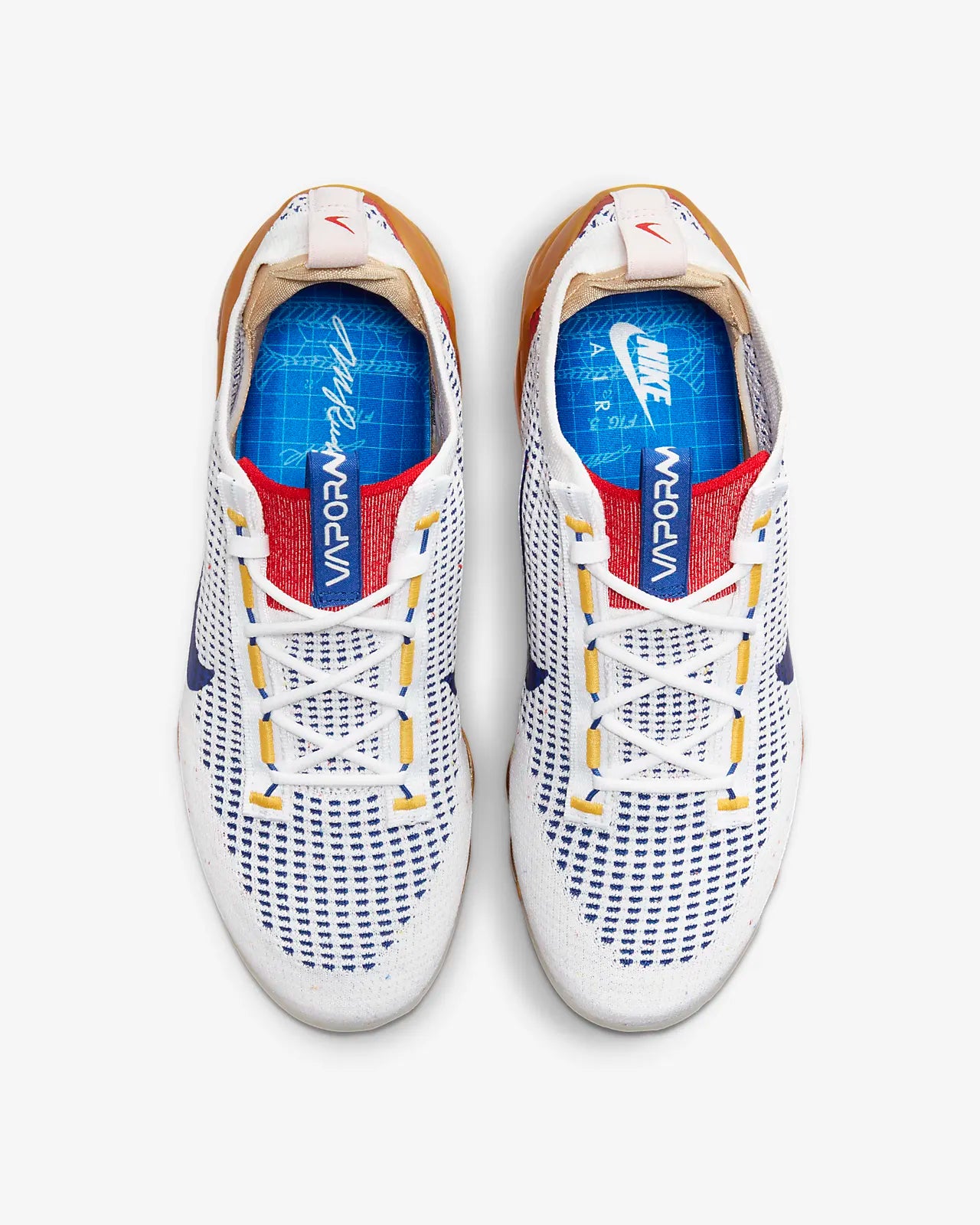Nike Air Vapormax 2021 FK White Royal Yellow DQ8693-101