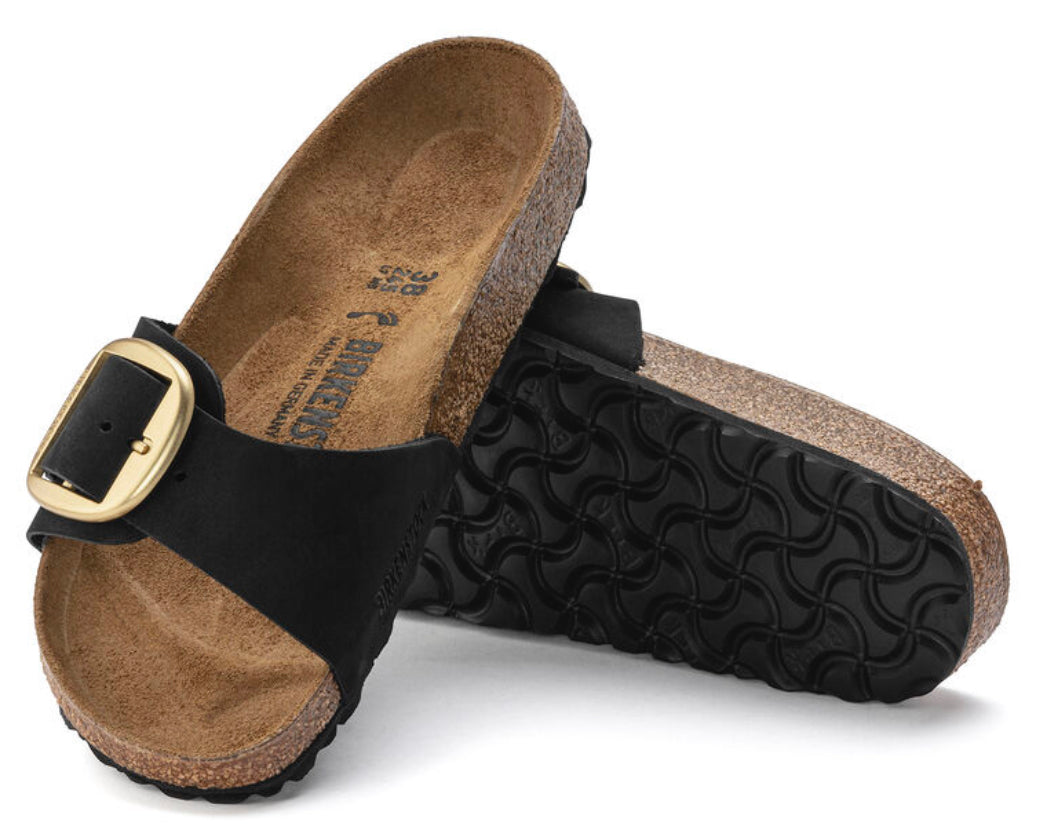 Birkenstock Madrid Big Buckle Black 1023342