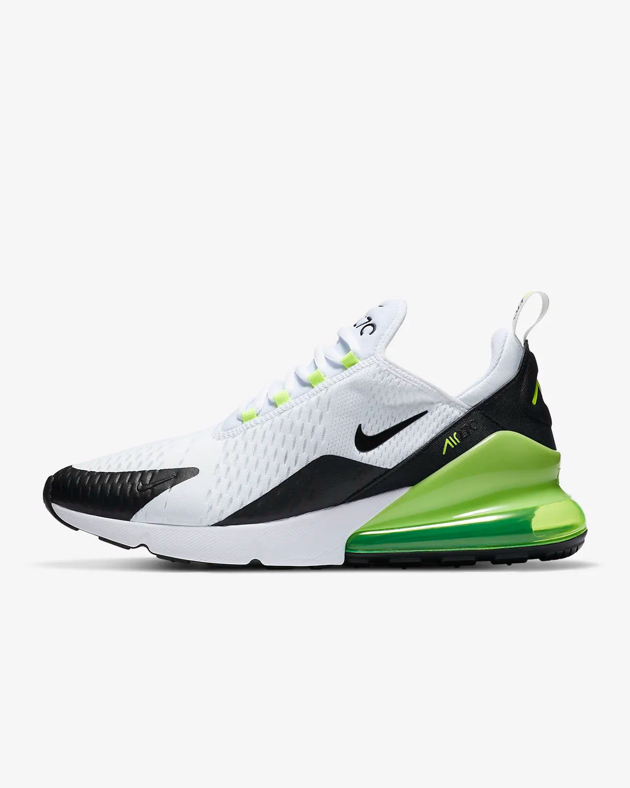 Nike Air Max 270 White Black Volt DC0957-100