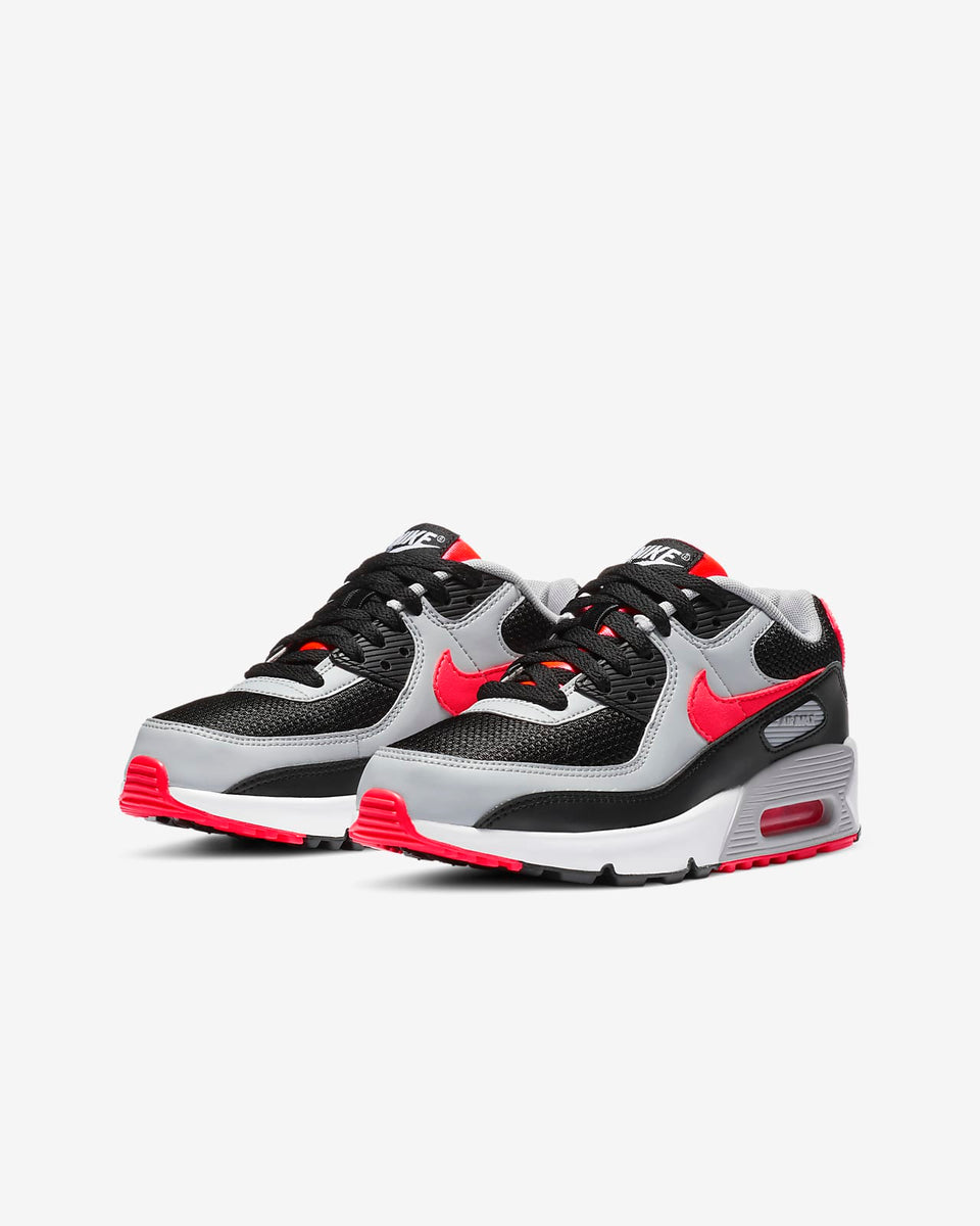 Nike air max 90 red kids hotsell