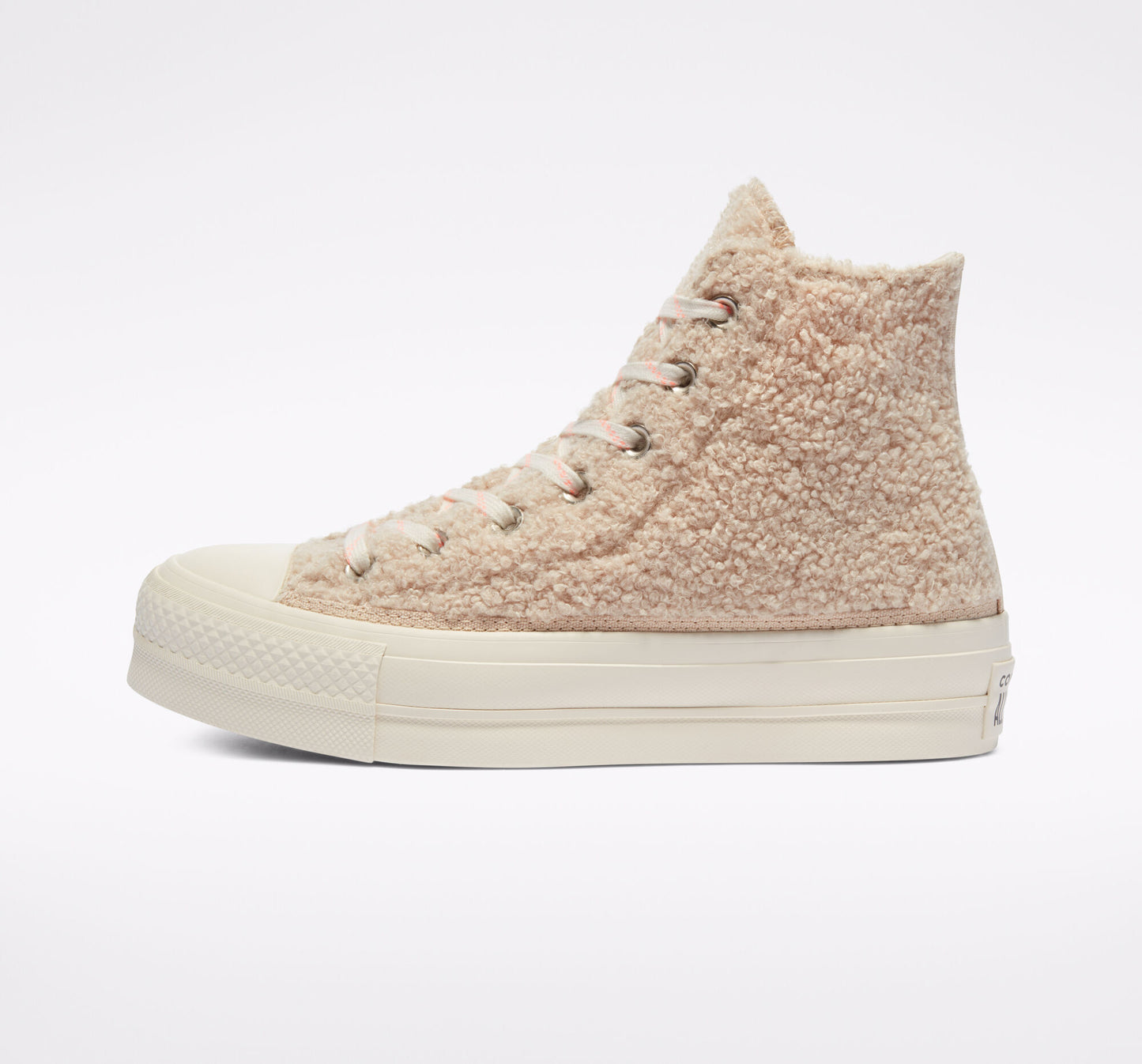 CONVERSE CHUCK TAYLOR ALL STAR LIFT - FABRO/EGRET/BLACK PLATEAU