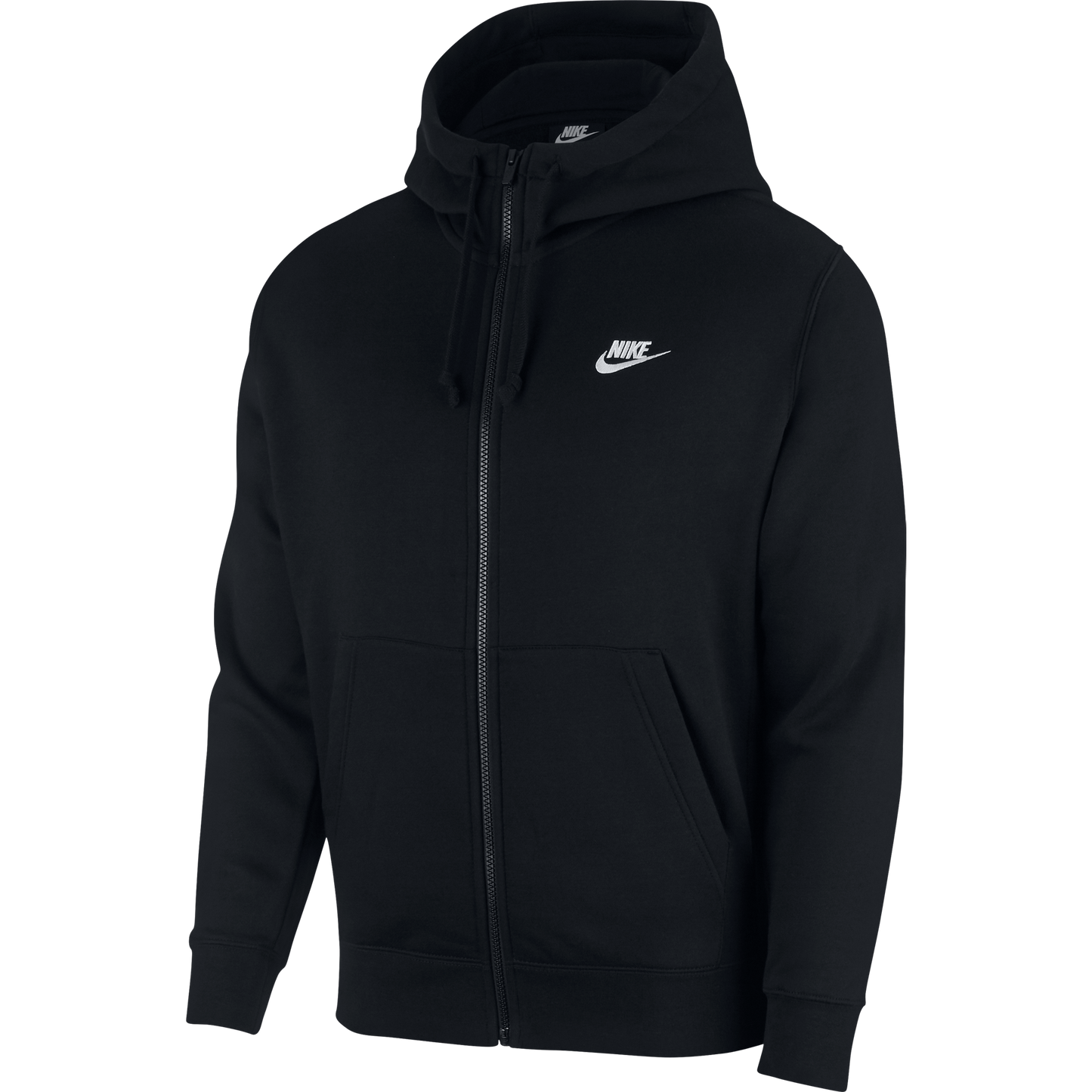 Nike Sportswear Club Full-Zip Hoodie Fleece schwarz BV2645-010