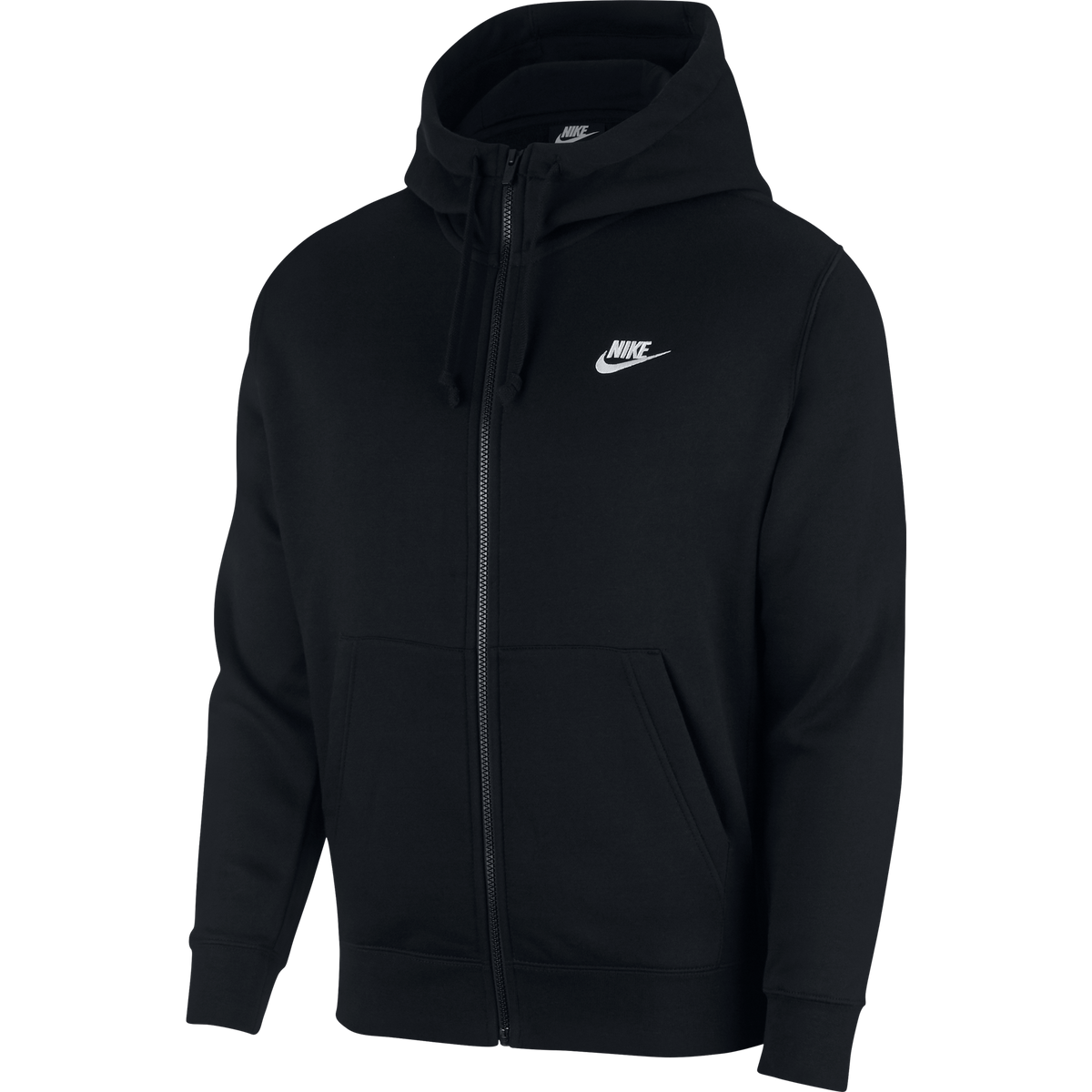 Nike Sportswear Club Full Zip Hoodie Fleece schwarz BV2645 010