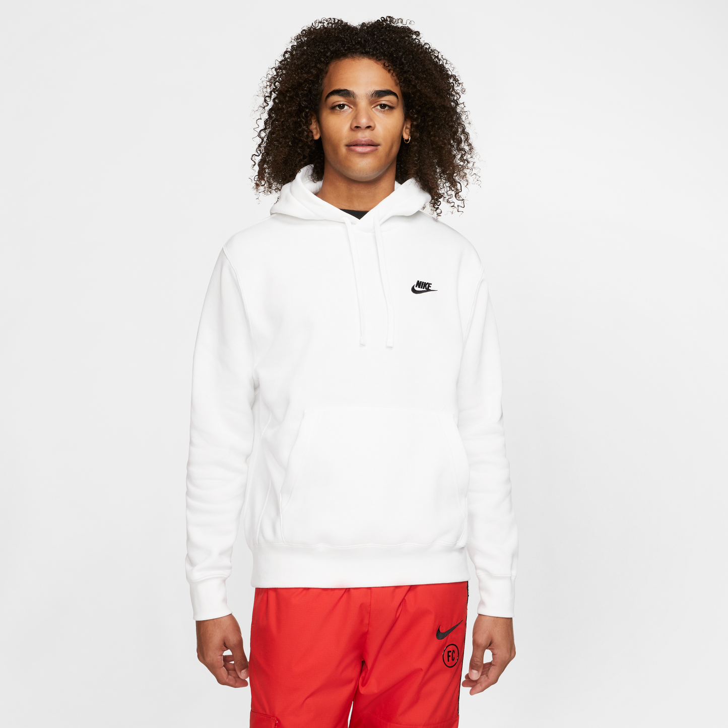 Nike Sportswear Club Pullover Hoodie Fleece weiss BV2654-100
