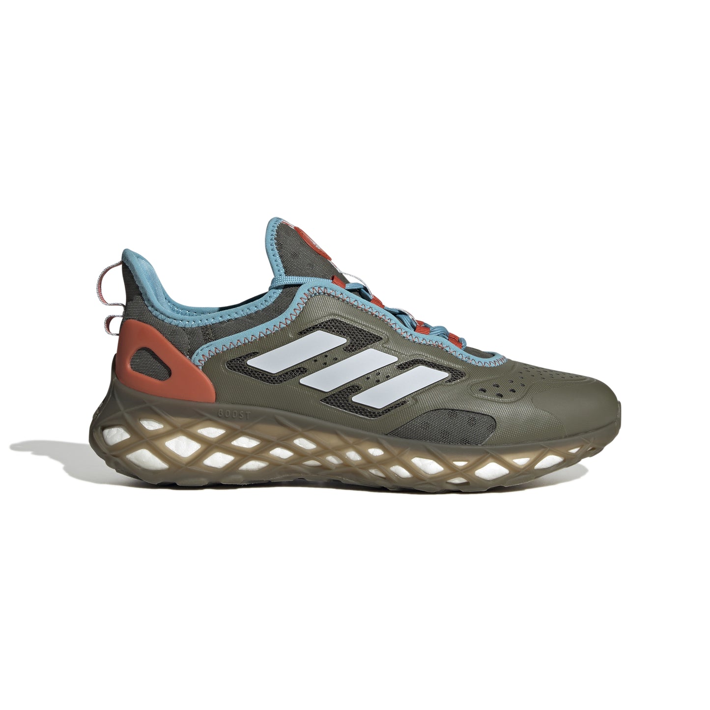 Adidas Web Boost Running olive halblue HQ6170