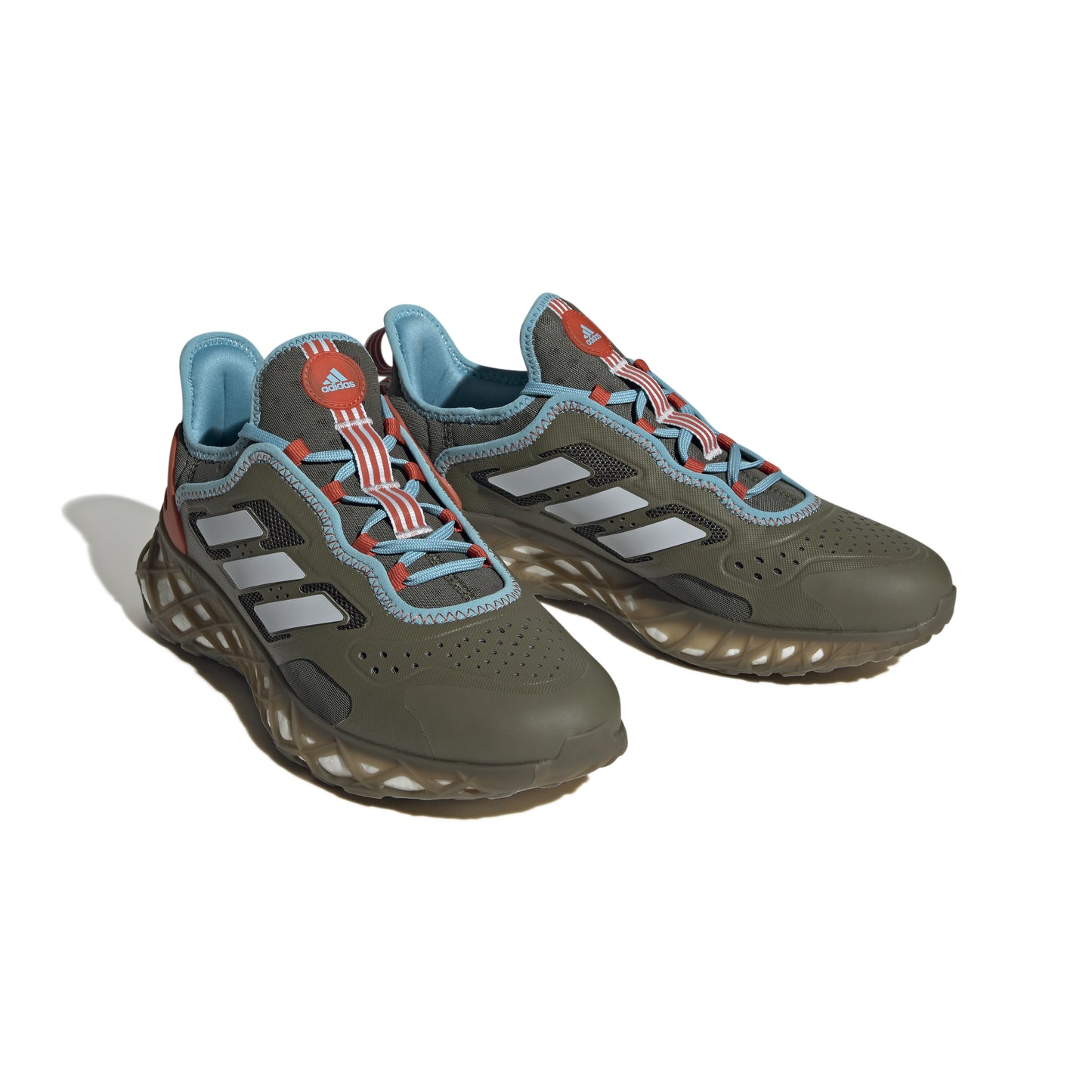 Adidas Web Boost Running olive halblue HQ6170