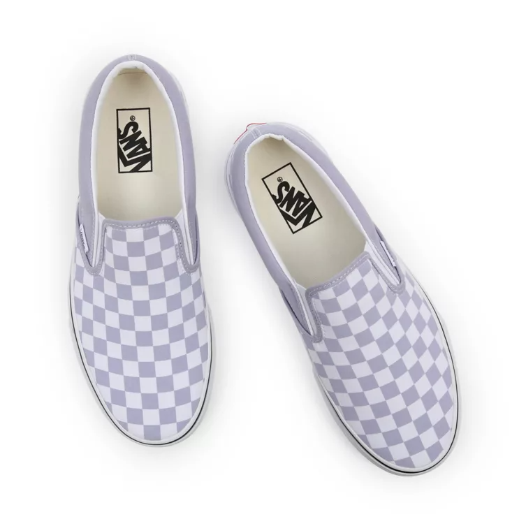 Vans Classic Slip On Checkerboard lavender white VN000XG8ARV