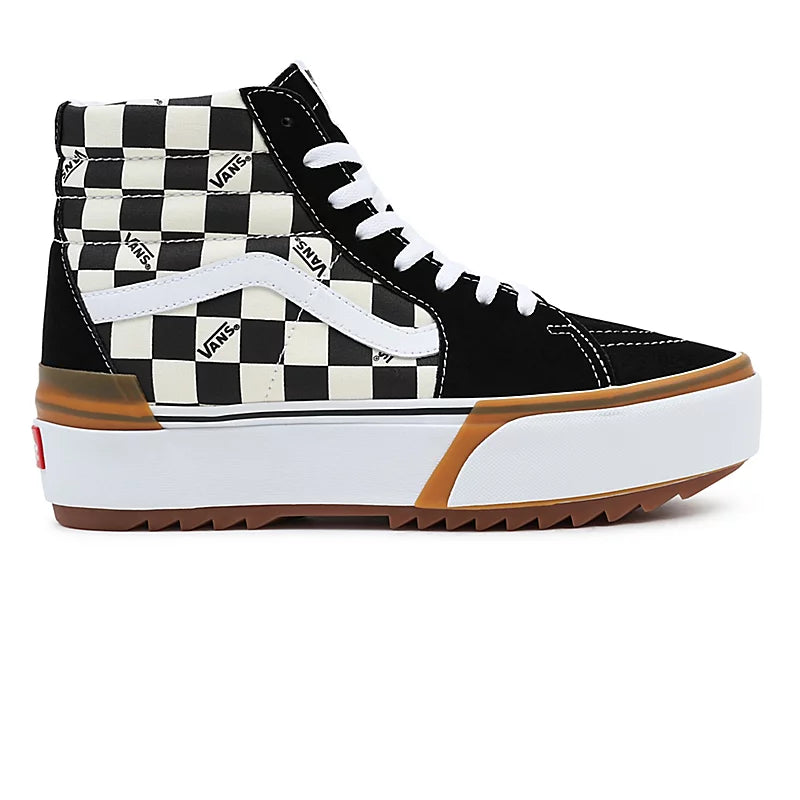 VANS SK8-HI Stacked black white Checkerboard VN0A4BTWVLV