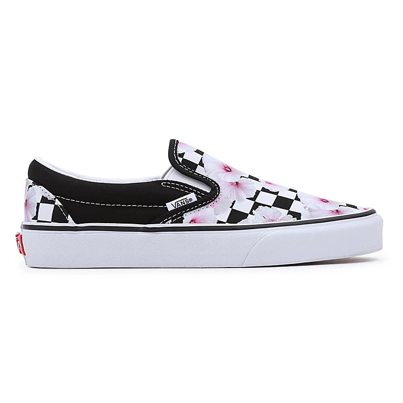 VANS Classic Slip On Hibiscus Checkerboard VN0A5JLXBM8