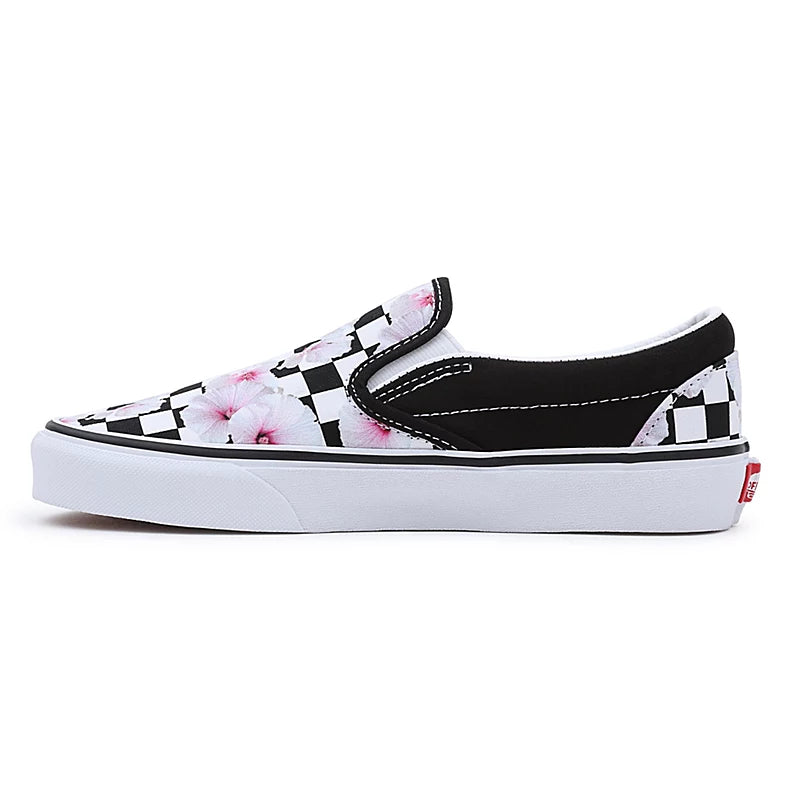 VANS Classic Slip On Hibiscus Checkerboard VN0A5JLXBM8