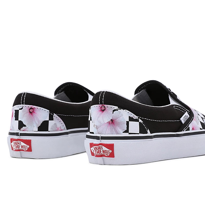 VANS Classic Slip On Hibiscus Checkerboard VN0A5JLXBM8