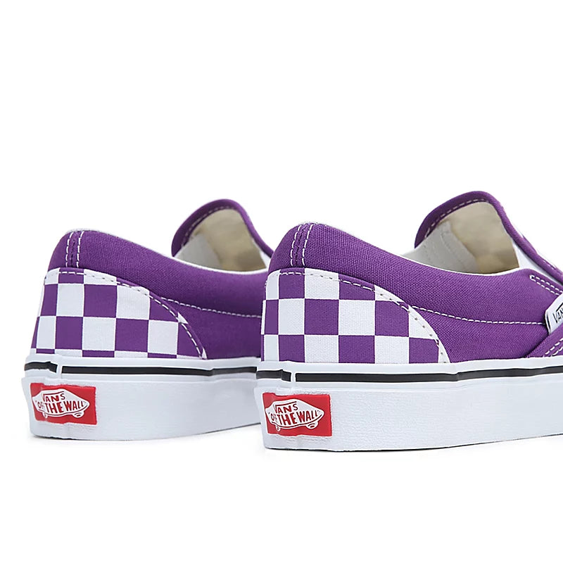 Vans Classic Slip On Checkerboard purple white VN0A5JMHBEK