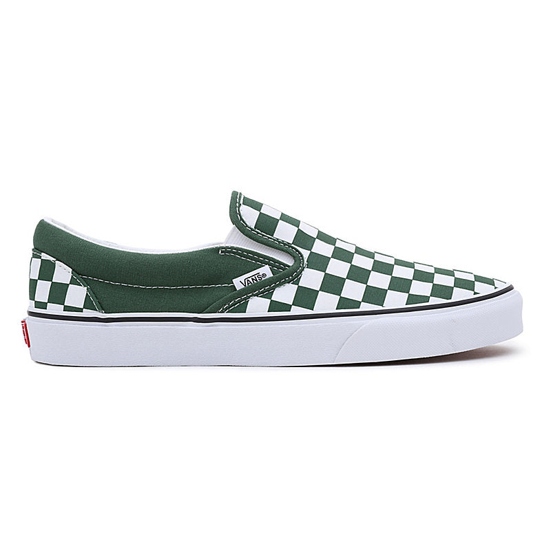 Vans Classic Slip On Checkerboard Darkgreen White VN0A7Q5D6QU