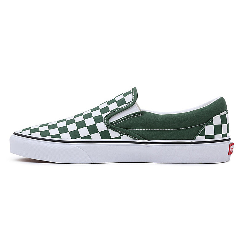 Vans Classic Slip On Checkerboard Darkgreen White VN0A7Q5D6QU