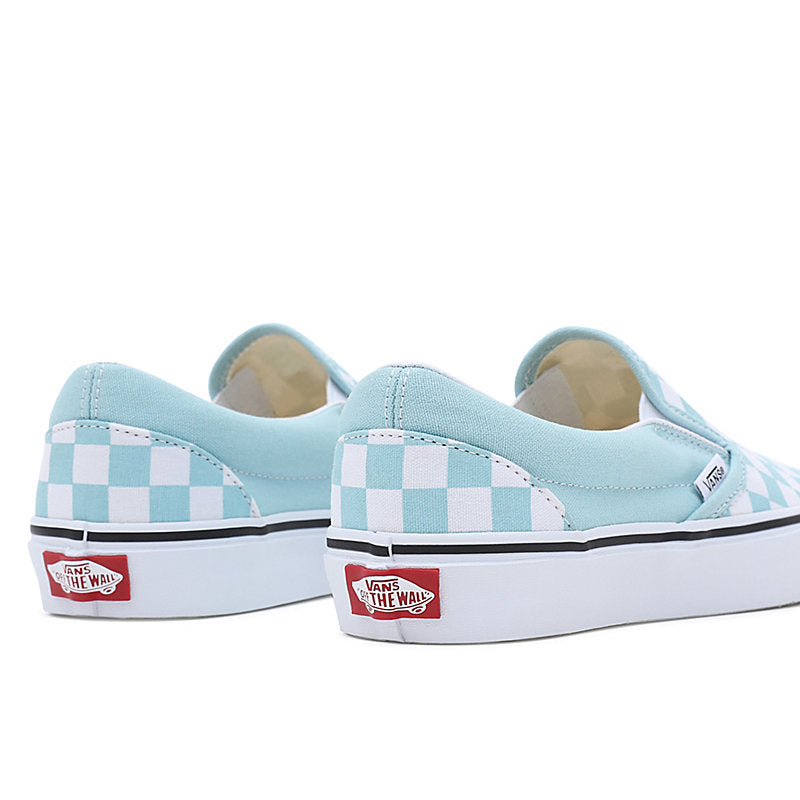 Vans Classic Slip On Checkerboard Canalblue White VN0A7Q5DH7O