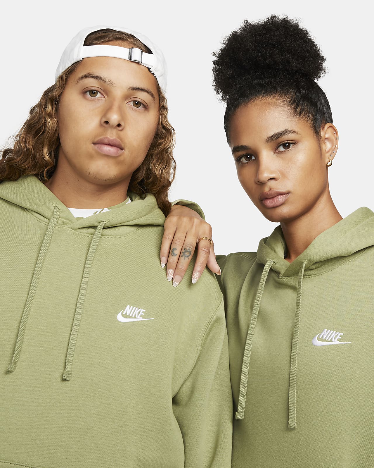 Nike Sportswear Club Pullover Hoodie Fleece Alligator BV2654-334
