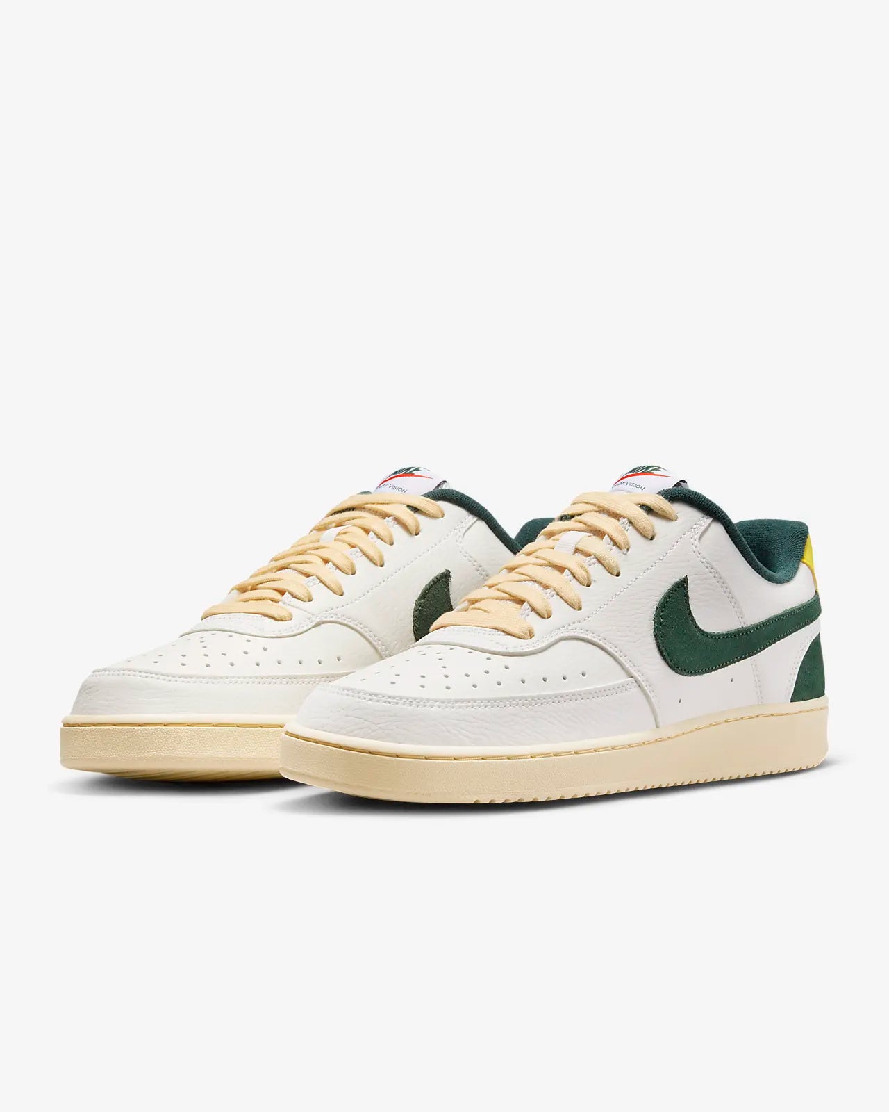 Nike Court Vision Low Sail Yellow Green FD0320-133