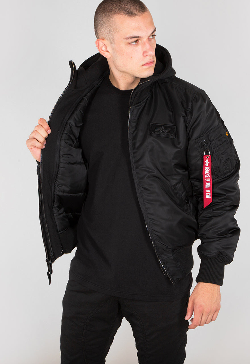 Alpha Industries Bomberjacke black/reflective MA-1 D-TEC SE 133104-285