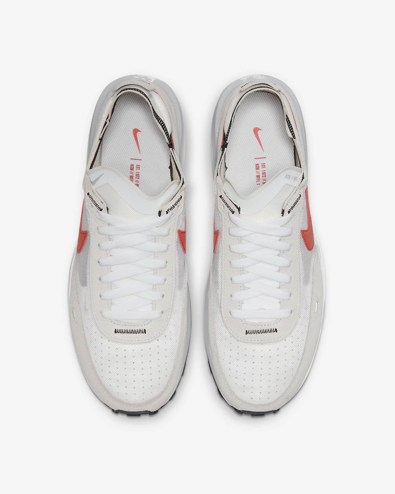 Nike Waffle One white platinum picante red DA7995-104
