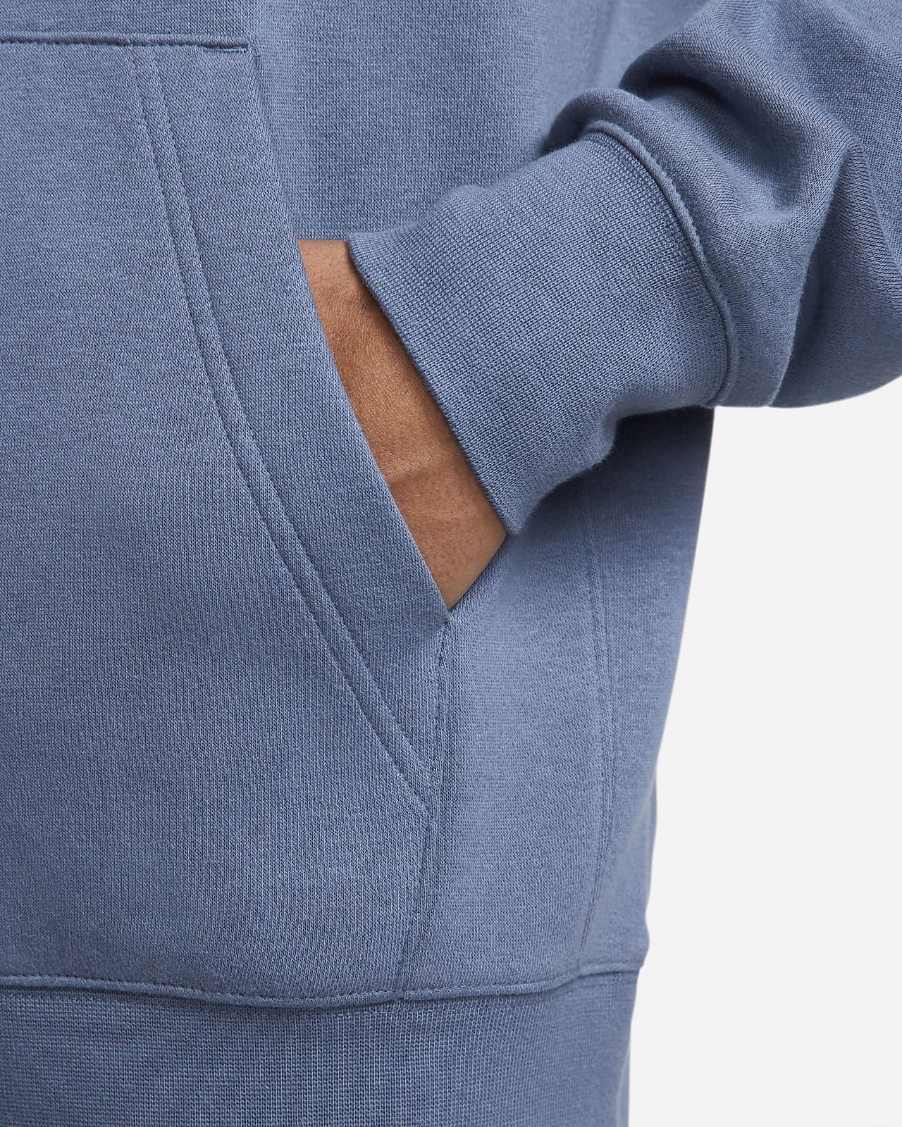 Nike Sportswear Club Pullover Hoodie Fleece Diffused Blue BV2654-491