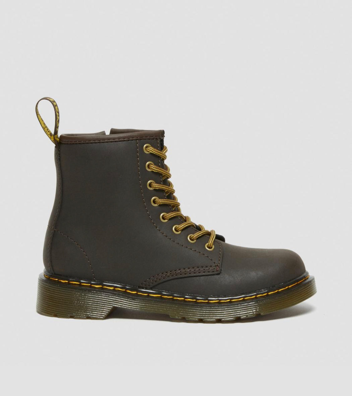Dr.Martens Junior 1460 Dark Brown Wildhorse Lamper 25676207