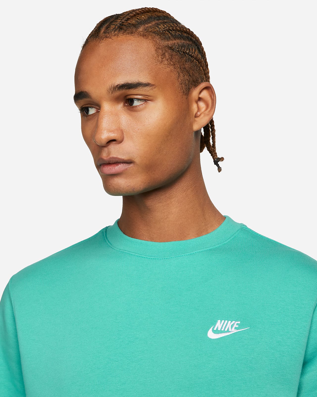 Nike Sportswear Club Sweatshirt Fleece washed teal BV2662-392