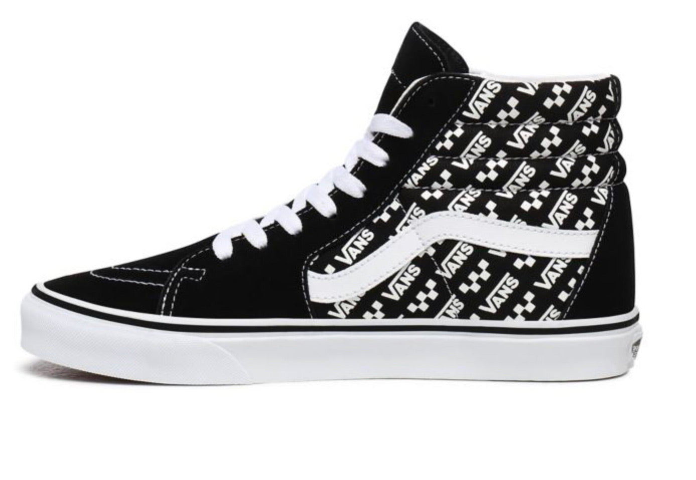 VANS SK8-HI Logo Repeat black white VN0A4U3CTEZ