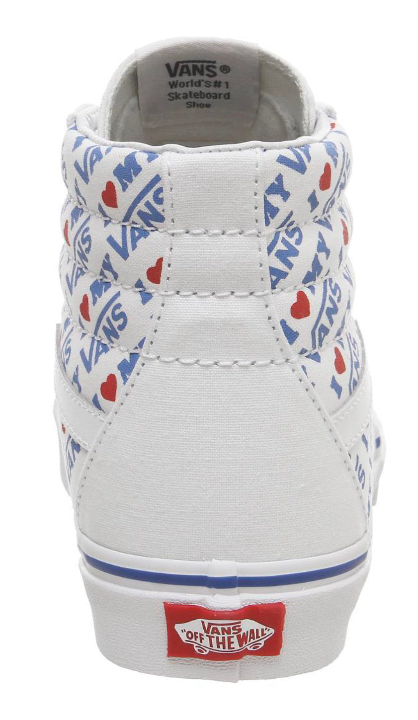 VANS SK8-HI I Heart Vans true white / I ❤️ Vans VNOA38GEVPS