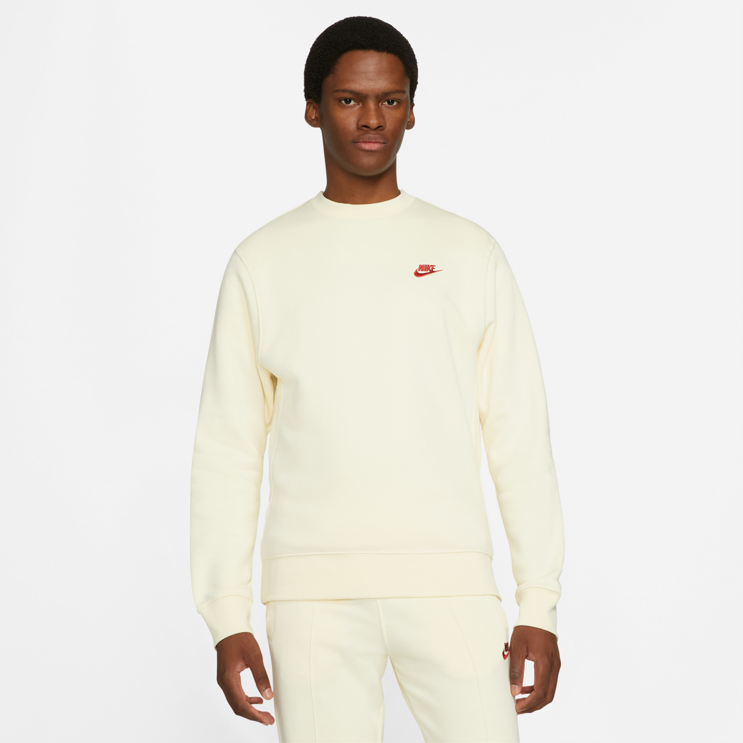 Nike Sportswear Club Sweatshirt Fleece coconut DJ6633-113