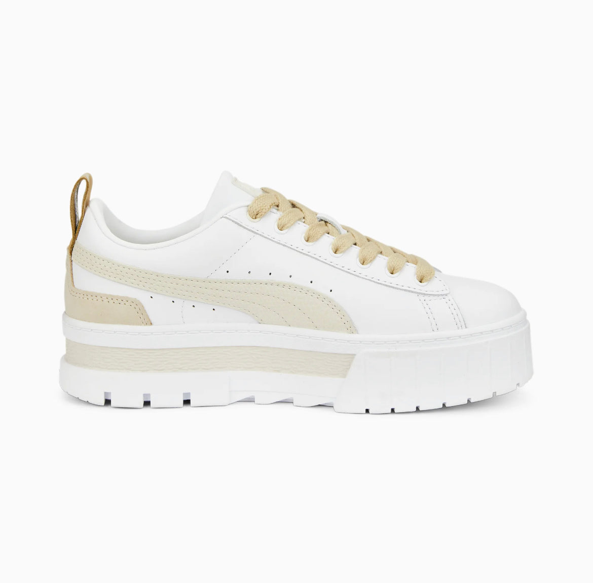 Puma Mayze Luxe Wns white light khaki 383995-06