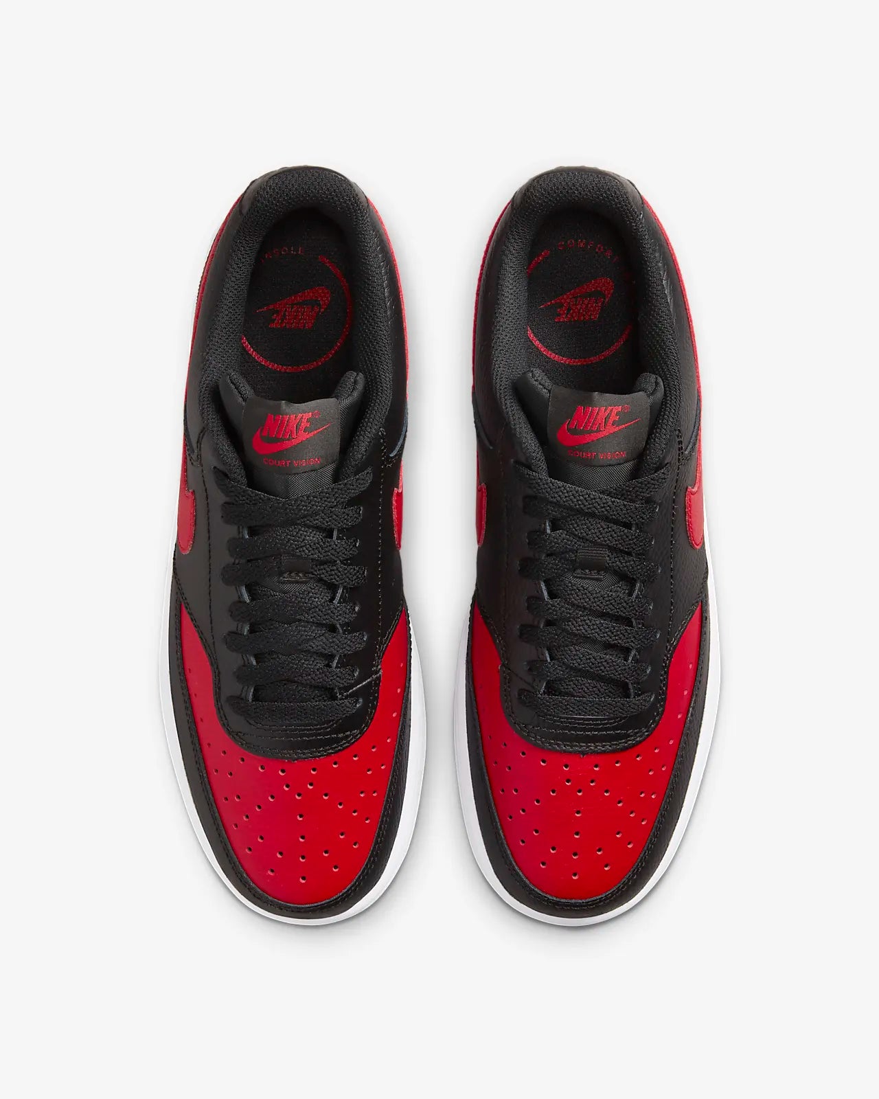 Nike Court Vision Low black red white DV6488-001