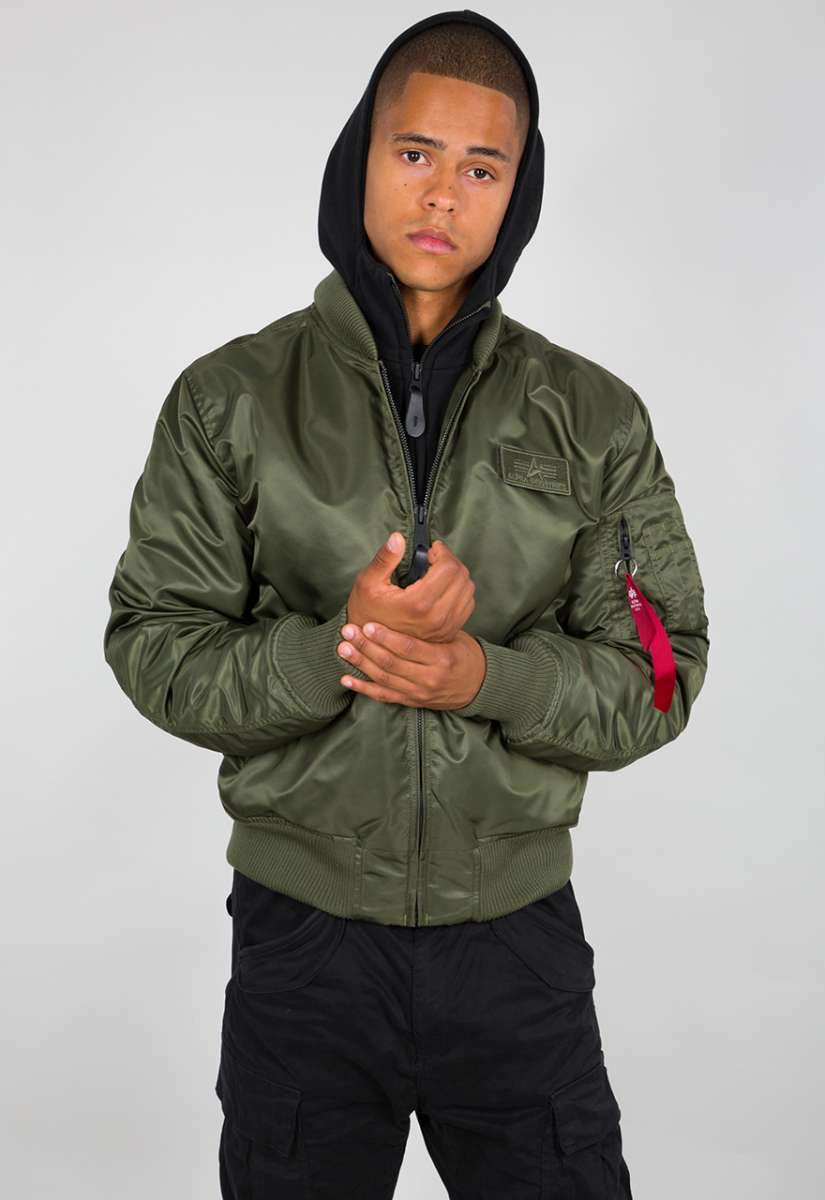 Alpha Industries Bomberjacke Olive MA-1 D-TEC 183110-481