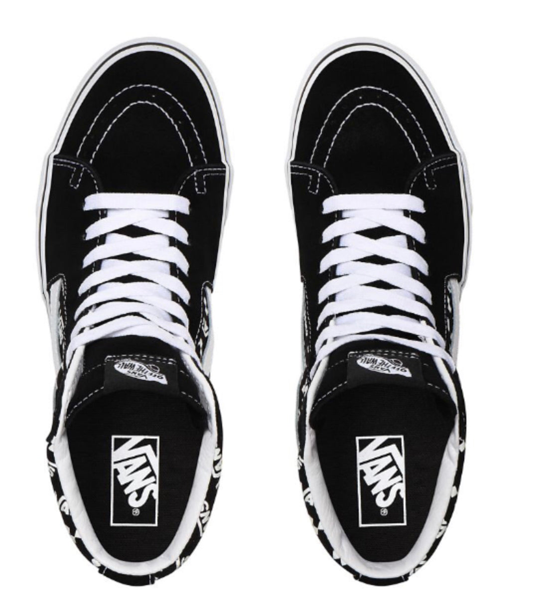 VANS SK8-HI Logo Repeat black white VN0A4U3CTEZ