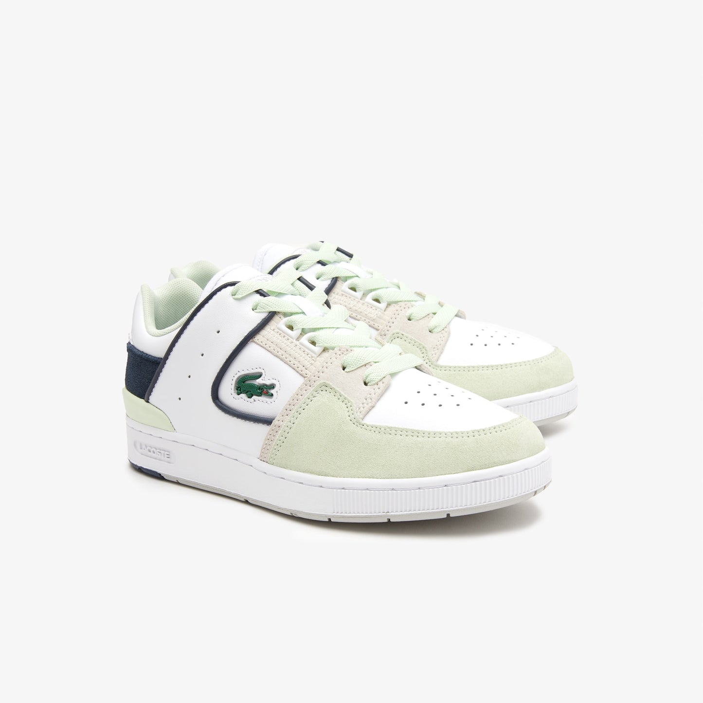 Lacoste CourtCage white green