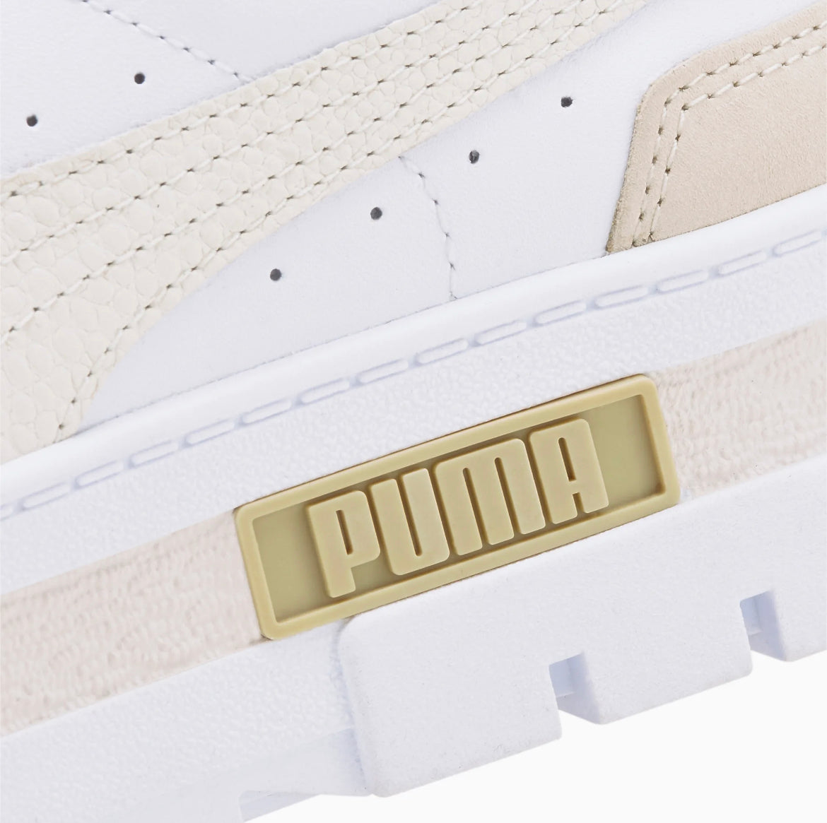 Puma Mayze Luxe Wns white light khaki 383995-06