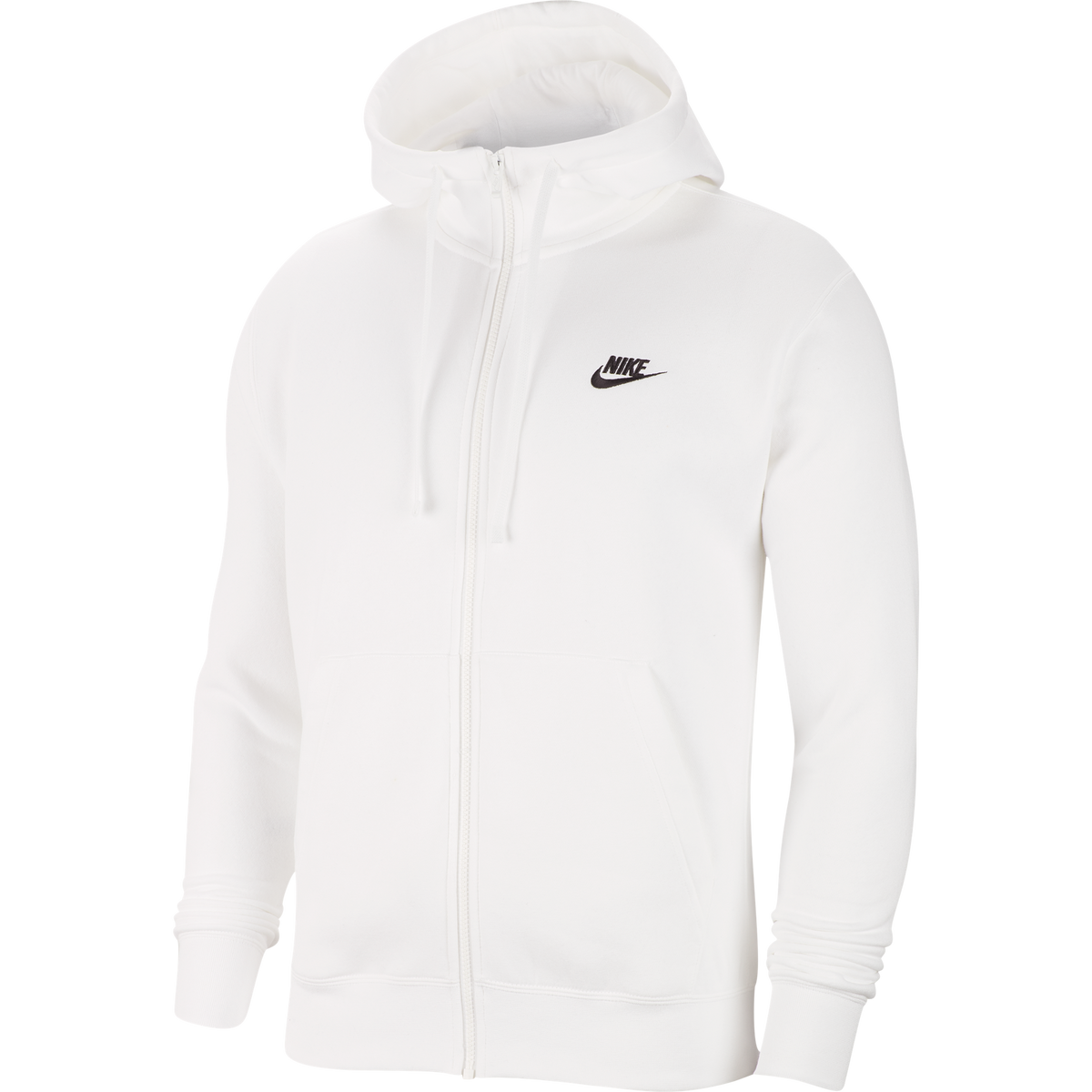 Nike Sportswear Club Full Zip Hoodie Fleece white BV2645 100 Perplex Shoeplex