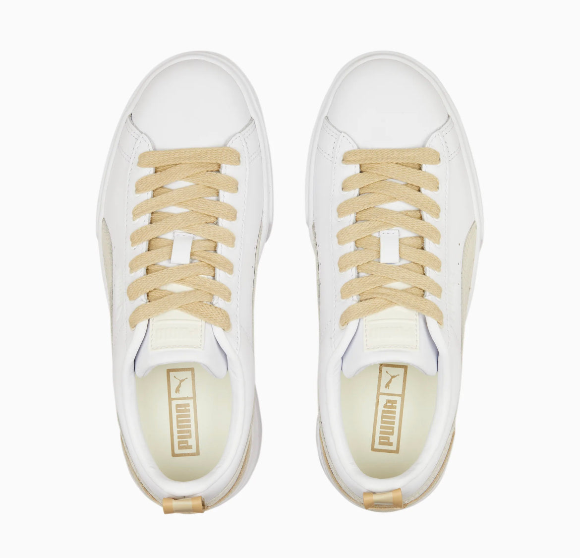Puma Mayze Luxe Wns white light khaki 383995-06