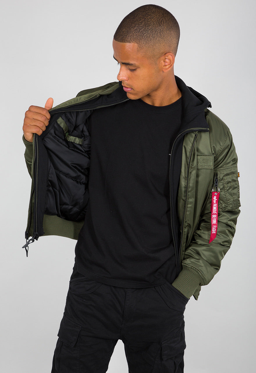 Alpha Industries Bomberjacke Olive MA-1 D-TEC 183110-481
