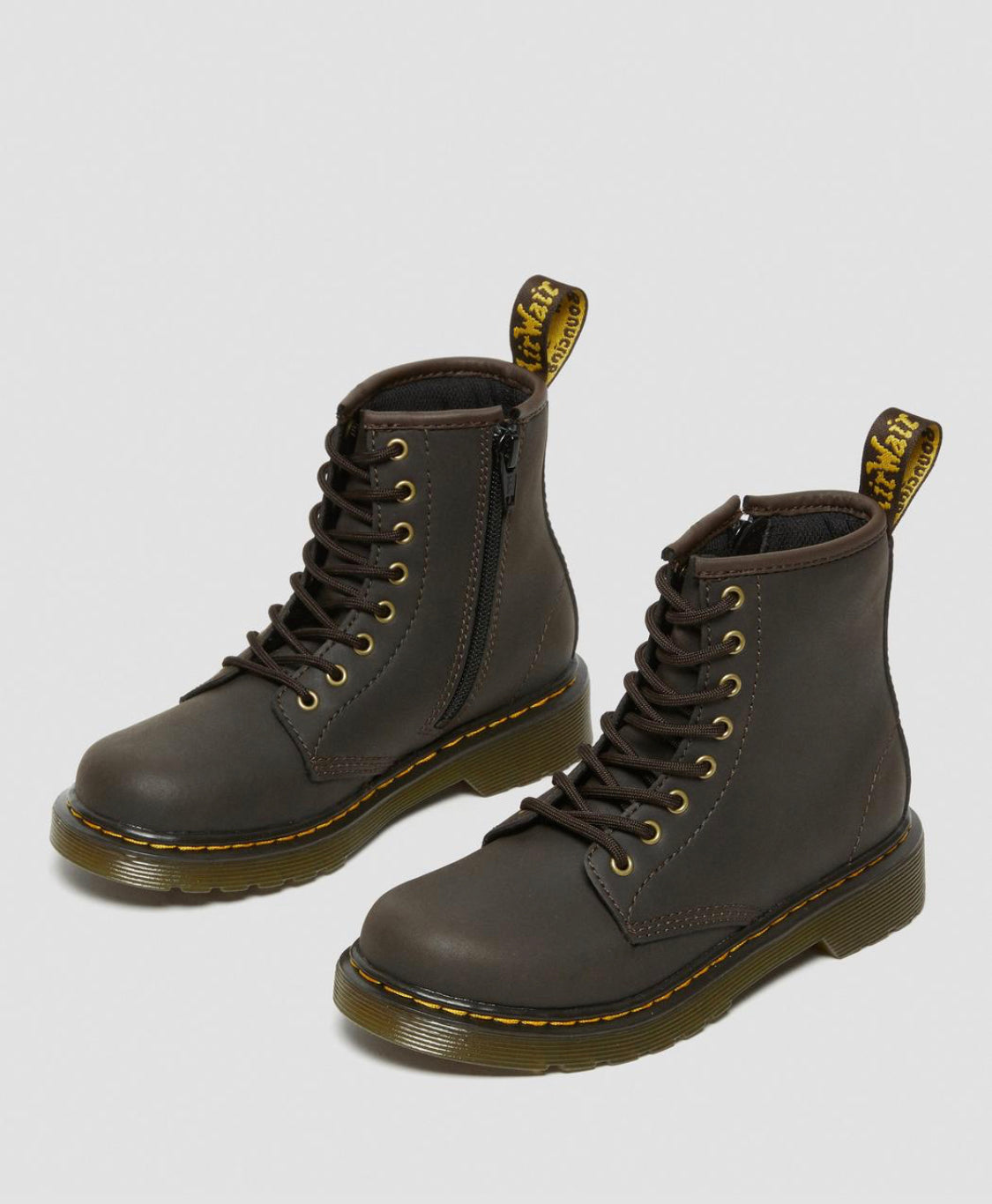 Dr.Martens Junior 1460 Dark Brown Wildhorse Lamper 25676207