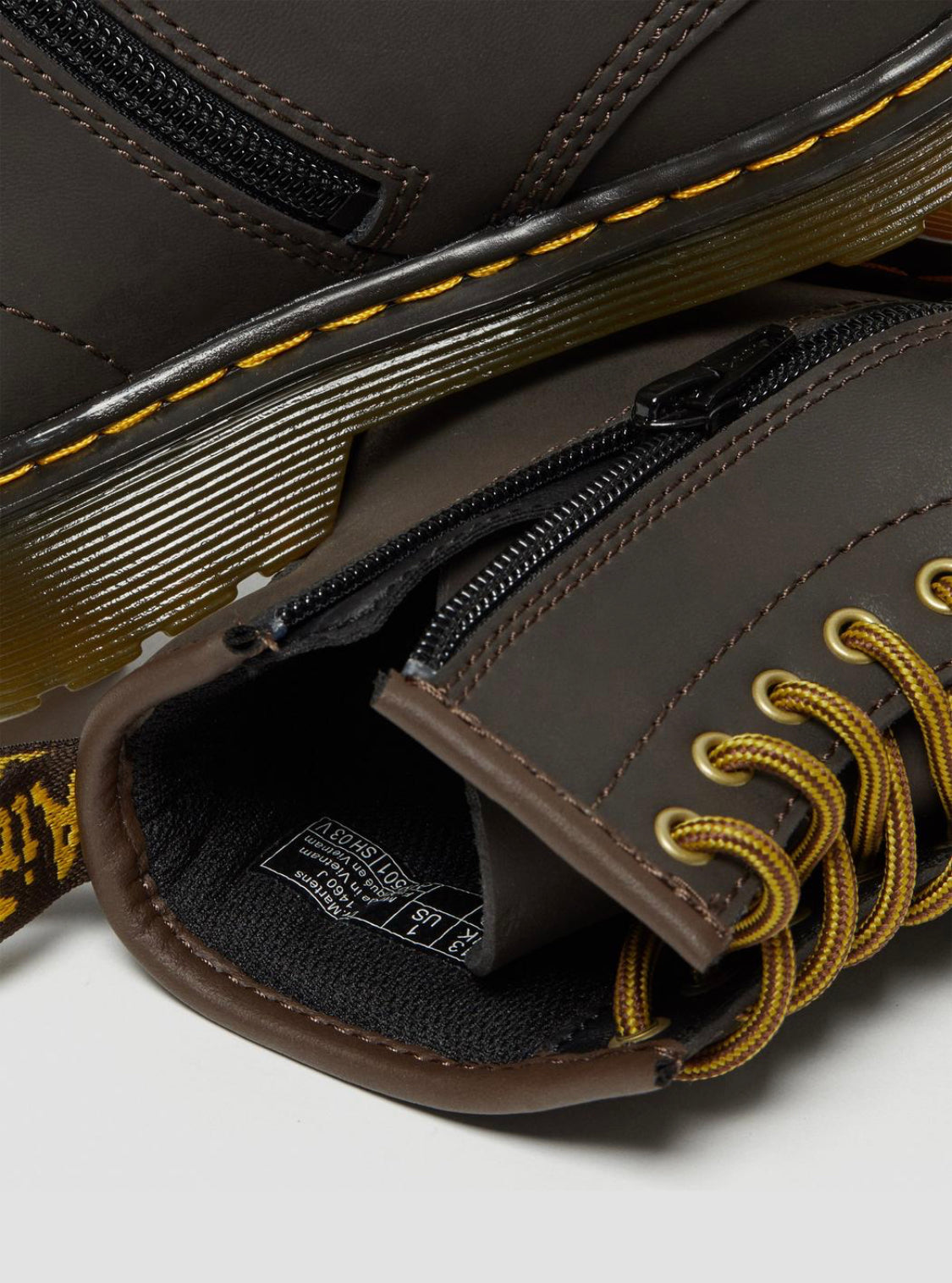 Dr.Martens Junior 1460 Dark Brown Wildhorse Lamper 25676207