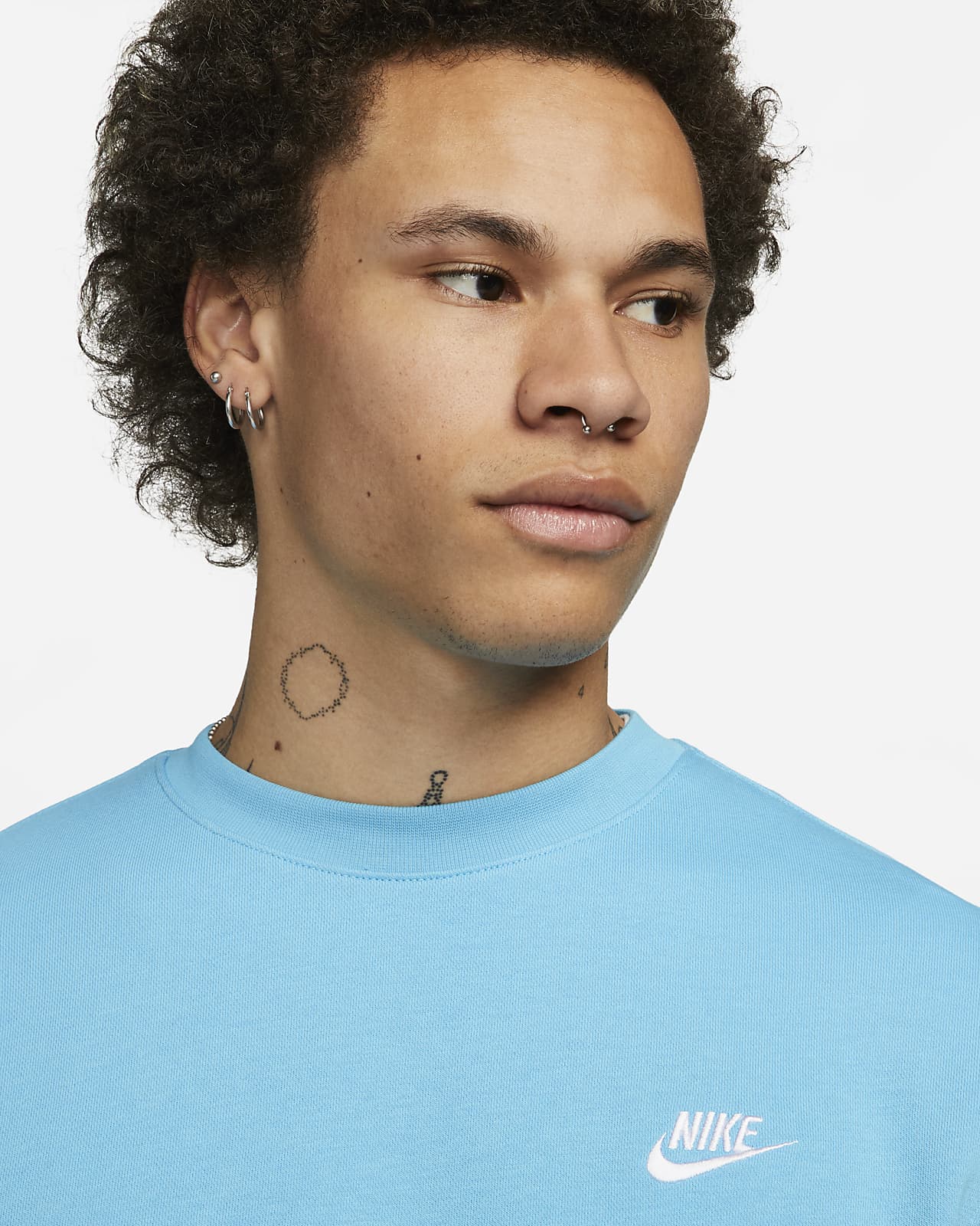Nike Sportswear Club Sweatshirt Baltic Blue BV2666-416