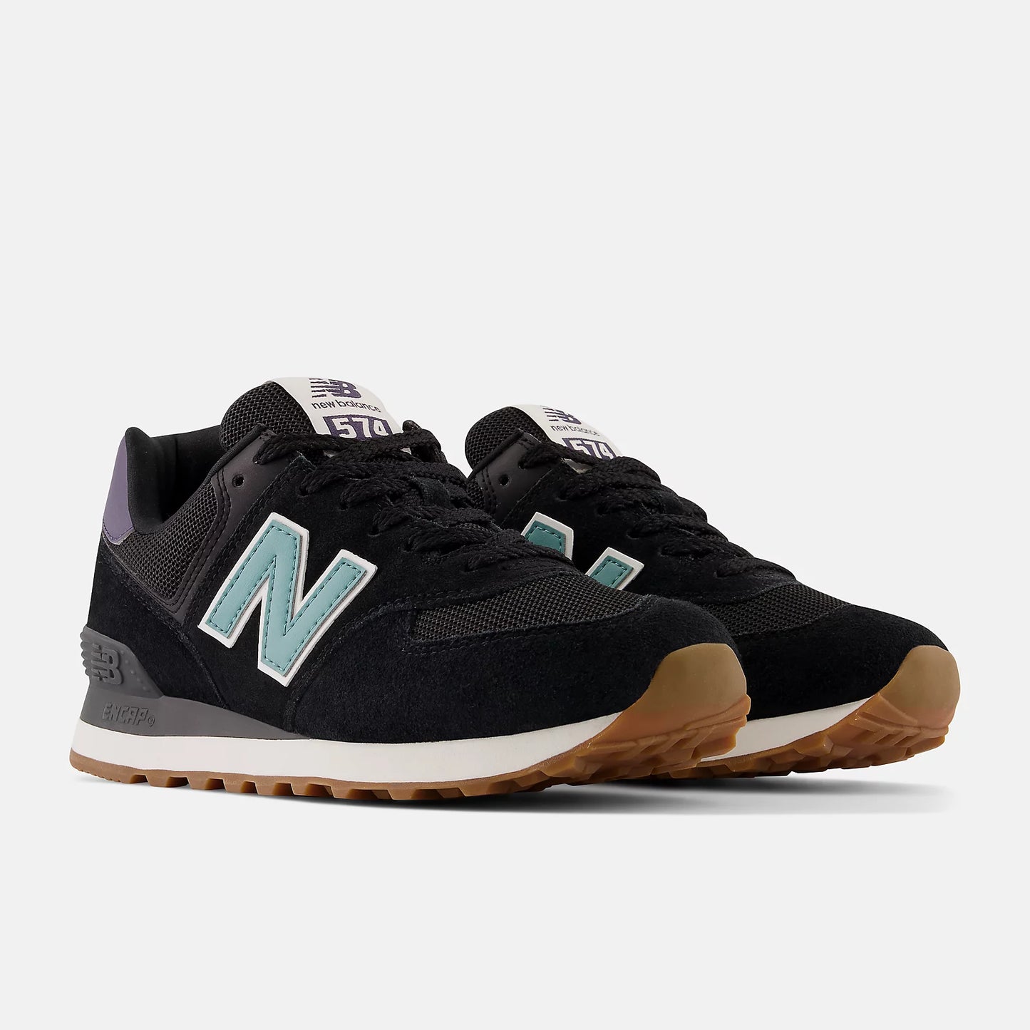 New Balance Sneaker WL574 RA black teal